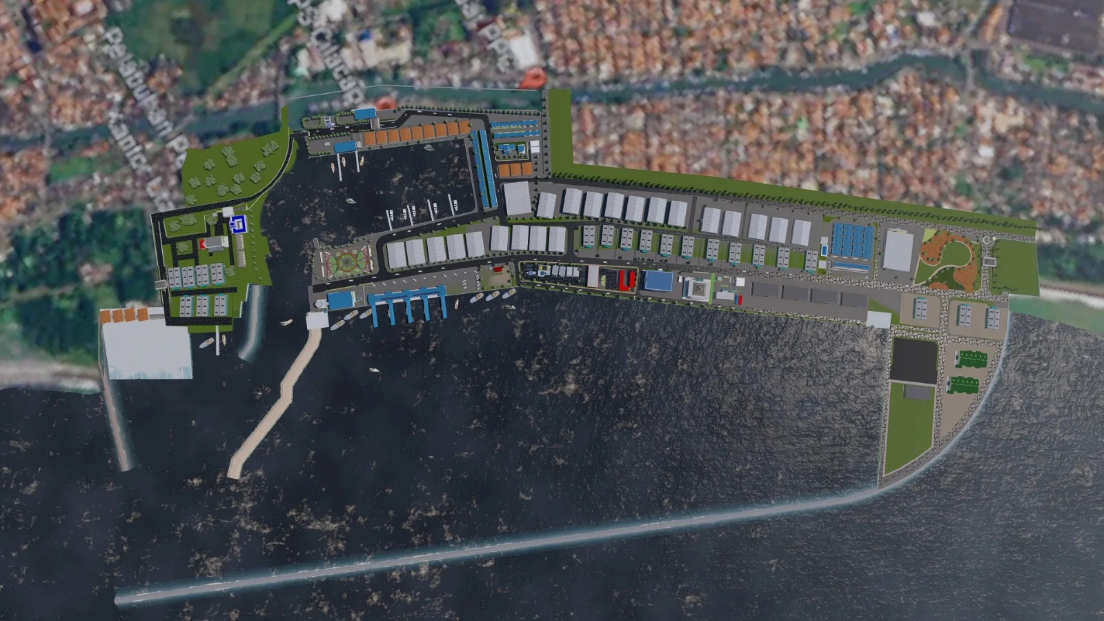 Rencana masterplan pengembangan kawasan PPS Cilacap