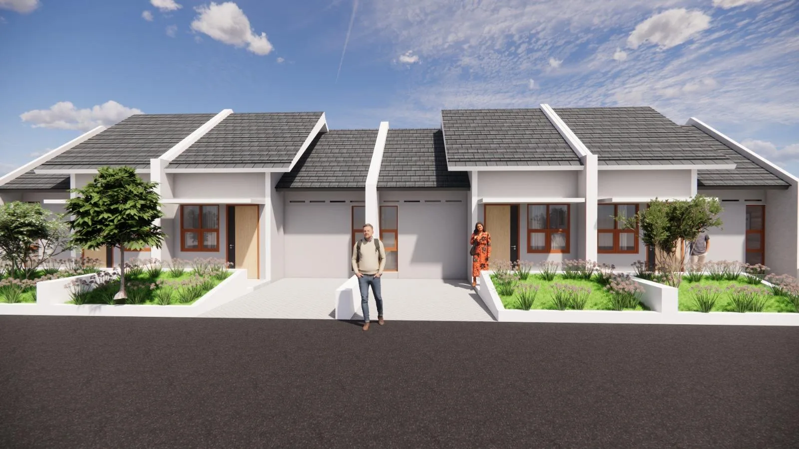 Ilustrasi Rumah dinas tipe 36
