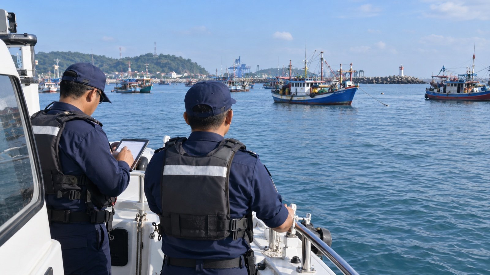 Pendataan dan Pemantauan Kapal Perikanan di Luar Kolam Pelabuhan